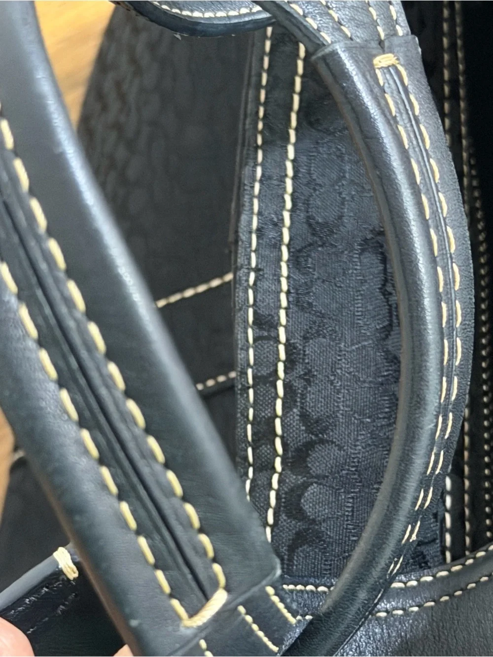 Vintage Coach Soho Jacquard Bag